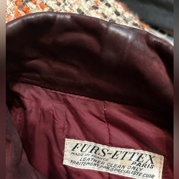 FURS-ETTEX PARIS Made in France Vintage Leather Coat - Picture 8 of 9